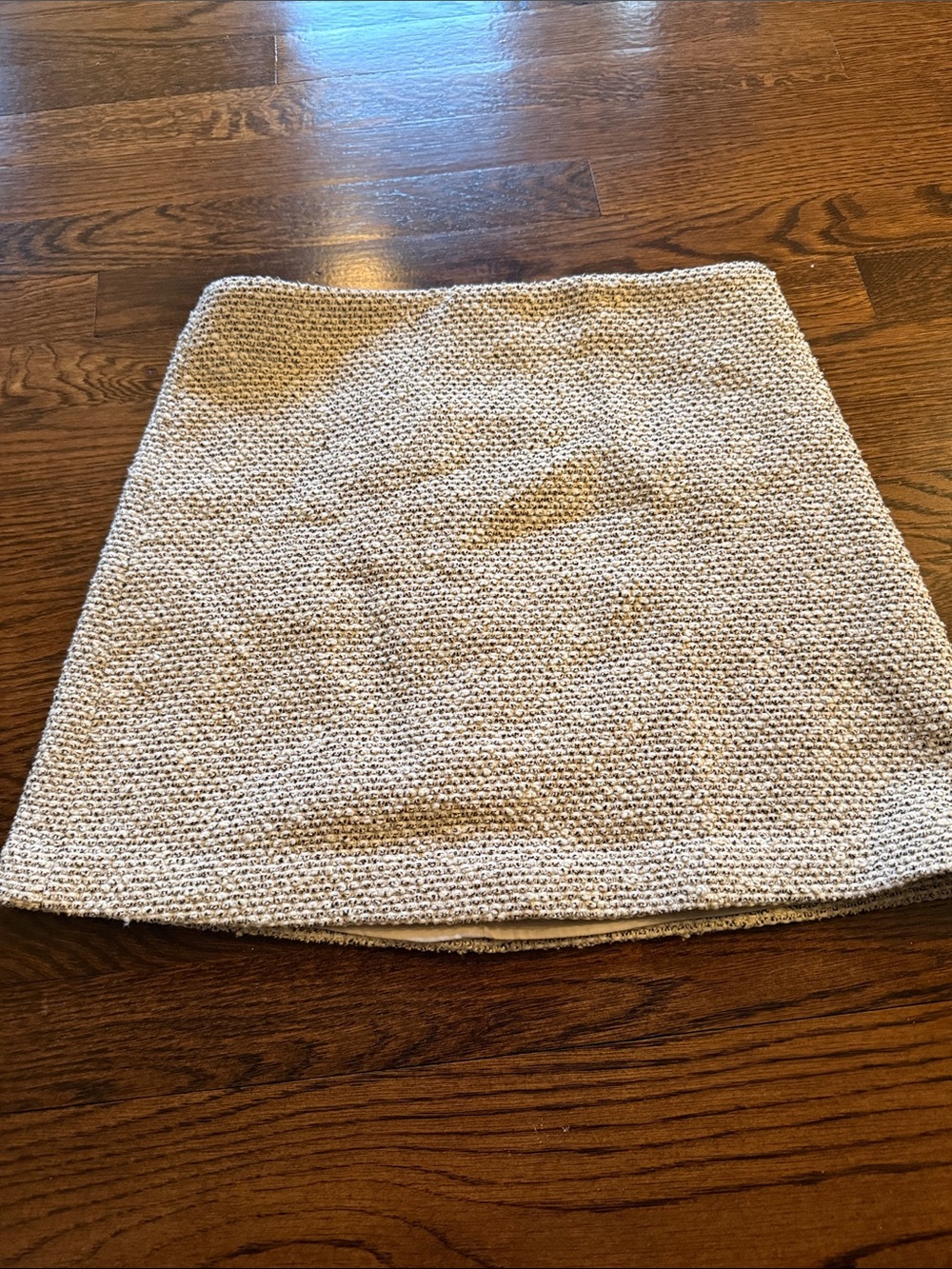Theory Cream Knit Mini Skirt